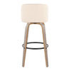 Toriano 30" Fixed-Height Barstool - Set of 2