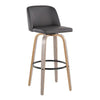Toriano 30" Fixed-Height Barstool - Set of 2