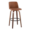 Toriano 30" Fixed-Height Barstool - Set of 2