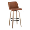 Toriano 30" Fixed-Height Barstool - Set of 2