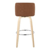 Toriano 30" Fixed-Height Barstool - Set of 2