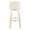 Toriano 30" Fixed-Height Barstool - Set of 2