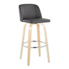 Toriano 30" Fixed-Height Barstool - Set of 2