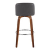 Toriano 30" Fixed-Height Barstool - Set of 2