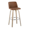 Toriano 30" Fixed-Height Barstool - Set of 2