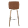 Toriano 30" Fixed-Height Barstool - Set of 2