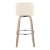 Toriano 30" Fixed-Height Barstool - Set of 2