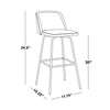 Toriano 30" Fixed-Height Barstool - Set of 2