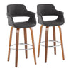 Vintage Flair 30" Fixed-Height Barstool - Set of 2