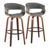 Vintage Mod 30" Fixed-Height Barstool - Set of 2