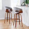 Vintage Mod 30" Fixed-Height Barstool - Set of 2