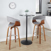 Vintage Mod 30" Fixed-Height Barstool - Set of 2