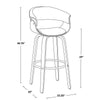 Vintage Mod 30" Fixed-Height Barstool - Set of 2