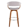 Vintage Mod 30" Fixed-Height Barstool - Set of 2
