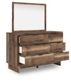 Chirason Dresser and Mirror - Brown (PCB3367B20)