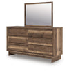 Chirason Dresser and Mirror - Brown