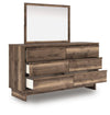 Chirason Dresser and Mirror - Brown