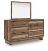 Chirason Dresser and Mirror - Brown