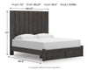 Fraluna King Panel Storage Bed