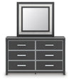 Zuraleus Dresser and Mirror - Black