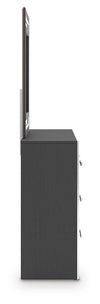 Zuraleus Dresser and Mirror - Black