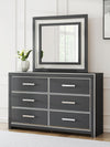 Zuraleus Dresser and Mirror - Black