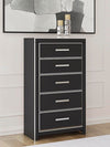 Zuraleus Chest of Drawers - Black