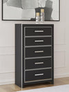 Zuraleus Chest of Drawers - Black