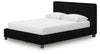 Zuraleus Queen Upholstered Bed - Black