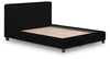 Zuraleus Queen Upholstered Bed - Black