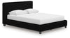 Zuraleus Queen Upholstered Bed - Black