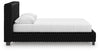 Zuraleus Queen Upholstered Bed - Black
