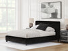 Zuraleus Queen Upholstered Bed - Black