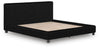 Zuraleus California King Upholstered Bed - Black