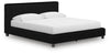Zuraleus California King Upholstered Bed - Black