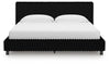 Zuraleus King Upholstered Bed - Black