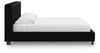 Zuraleus King Upholstered Bed - Black