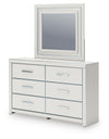 Zuraleus Dresser and Mirror - White