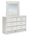 Zuraleus Dresser and Mirror - White