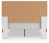 Zuraleus Queen Upholstered Panel Platform Bed - White