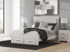 Zuraleus Queen Upholstered Panel Platform Storage Bed - White