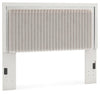Zuraleus Queen Upholstered Panel Headboard - White