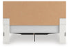 Zuraleus King Upholstered Panel Platform Storage Bed - White