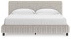 Zuraleus King Upholstered Bed - White