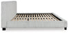 Zuraleus King Upholstered Bed - White