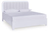 Jarlee King Upholstered Panel Bed
