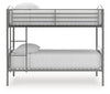 Lanceburg Twin over Twin Bunk Bed with Ladder