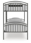 Lanceburg Twin over Twin Bunk Bed with Ladder