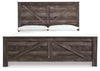 Wynnlow King Crossbuck Panel Bed