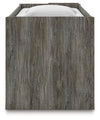 Frandern Twin Loft Bed with Drawer Storage - Gray